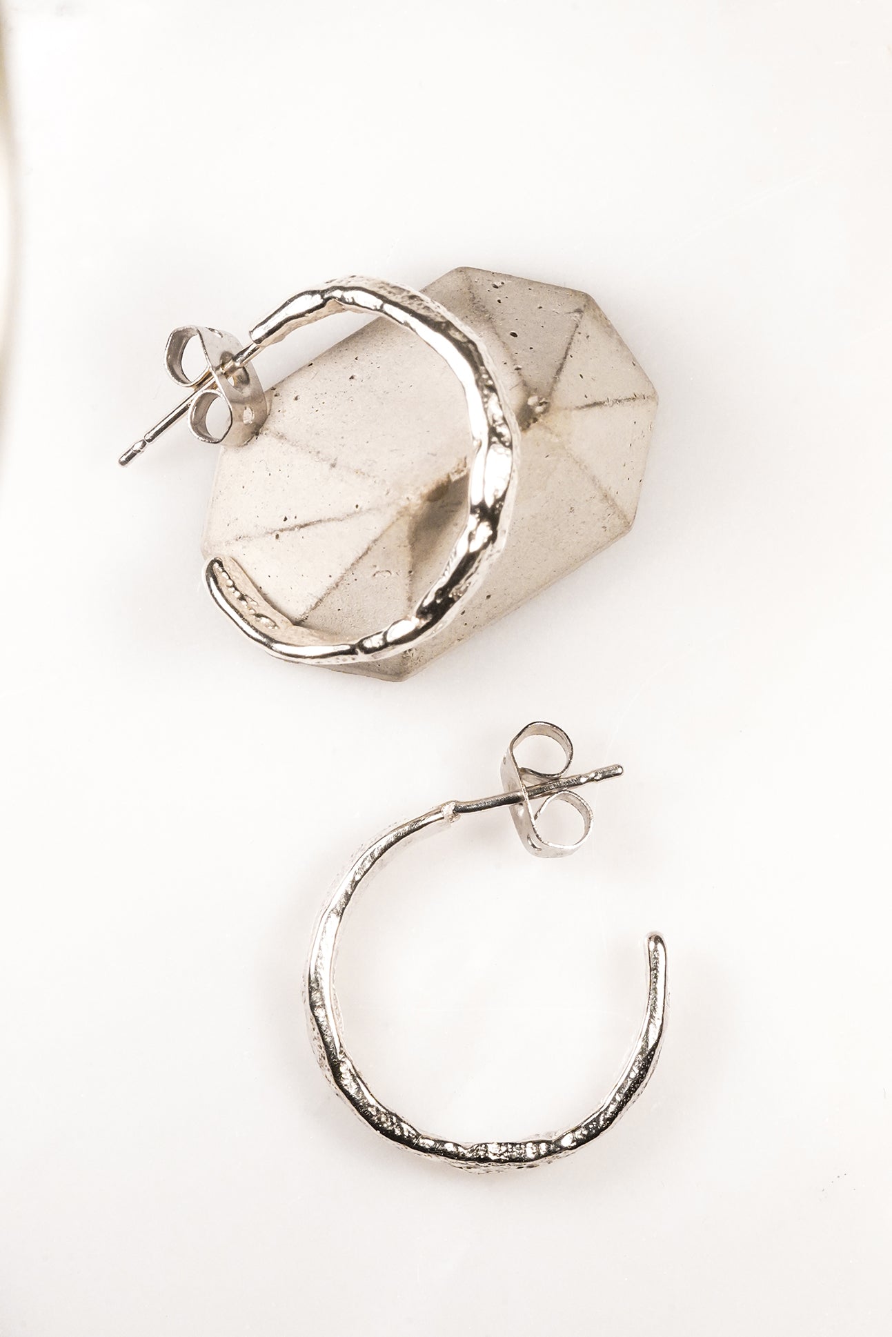 Silver Casted Earings