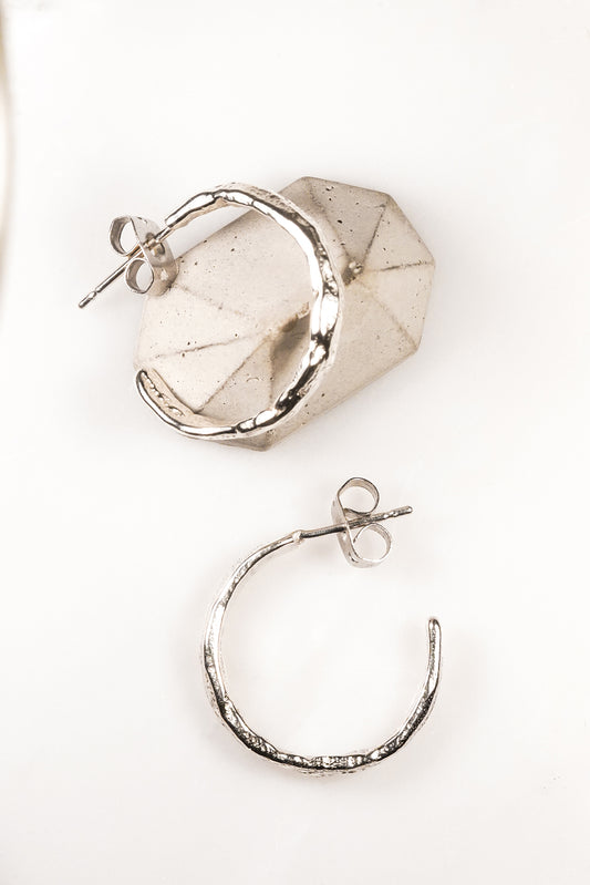 Silver Casted Earings