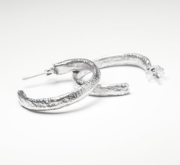 Sterling Silver Casted Earrings