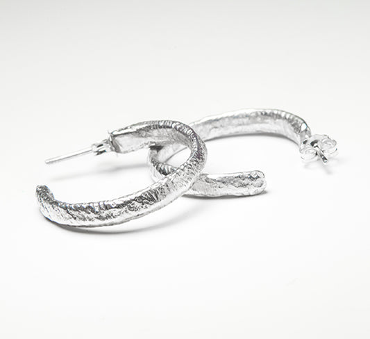 Sterling Silver Casted Earrings