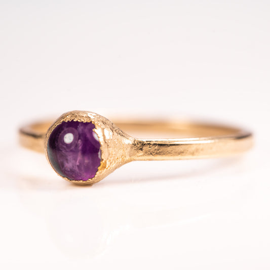 Golden Amethyst- Size 7.5
